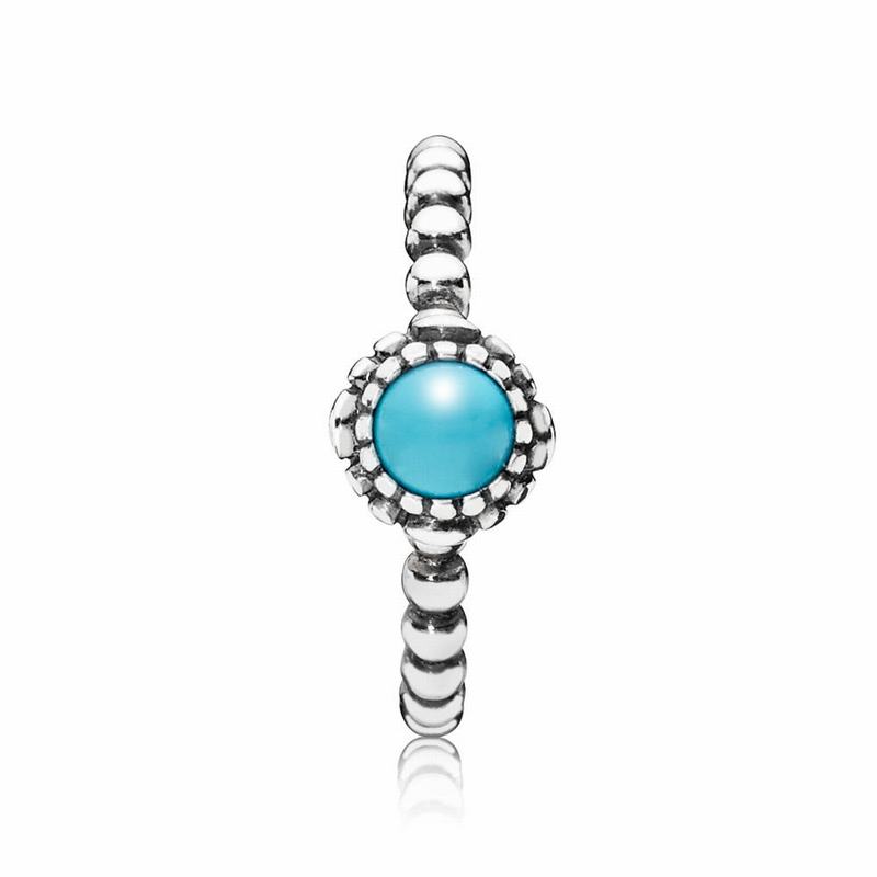 Pandora Birthday Blooms Ring December Clearance NZ, Sterling Silver (845072-YHB)